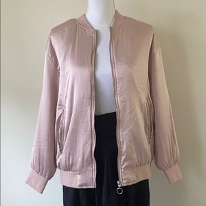 ZARA - Silk Bomber Jacket